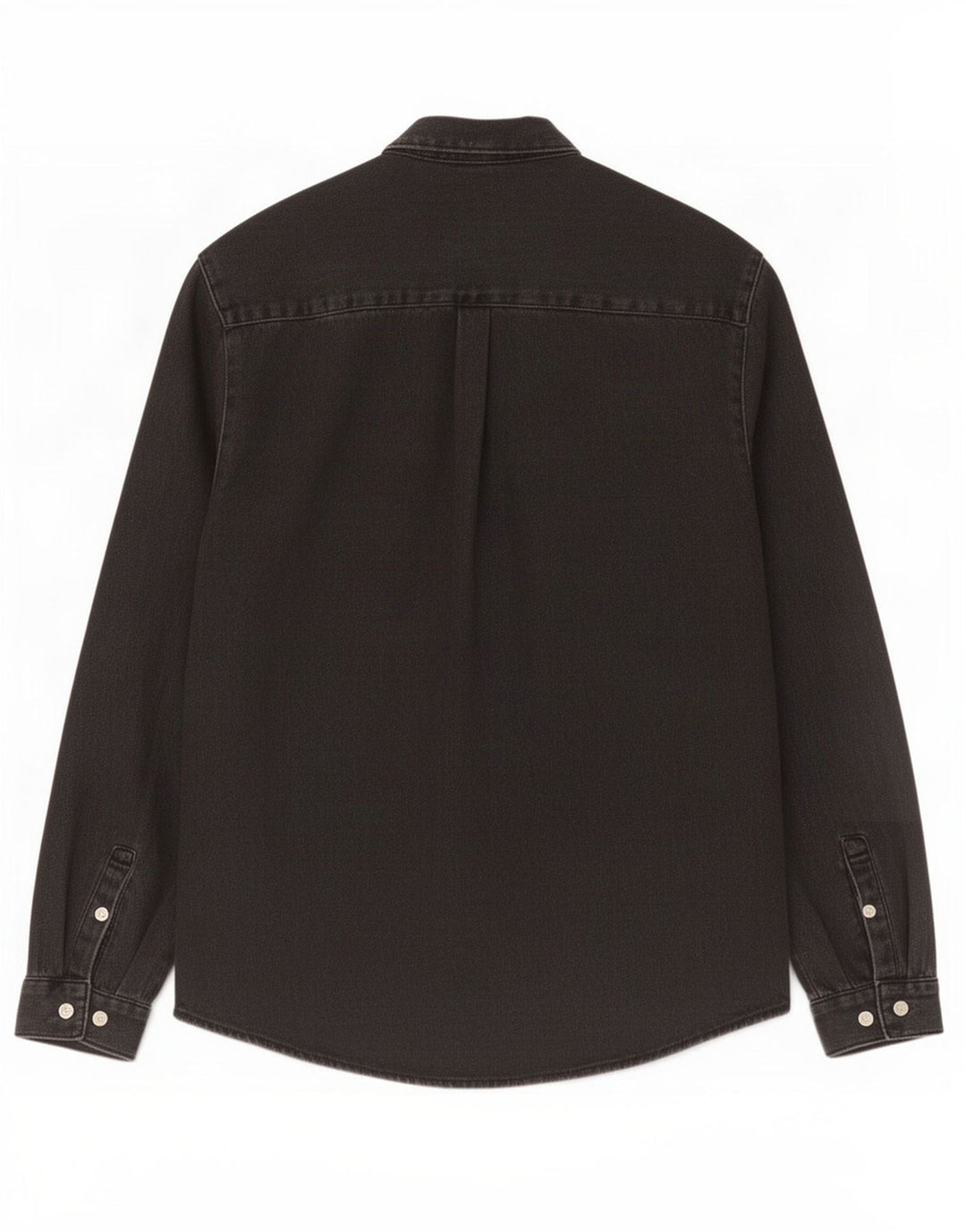 Chemise En Jean Zara Homme Small Noir Coton