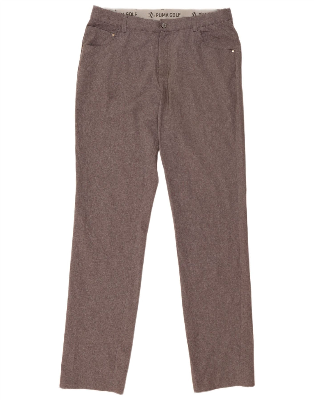 Puma Pantalon Slim Casual W34 L36 Homme Gris Polyester