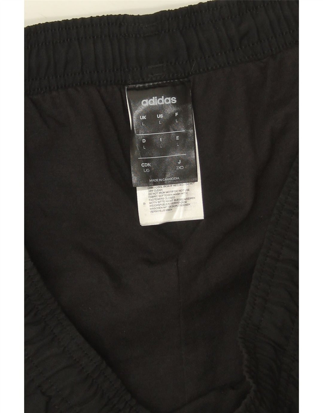 Adidas Pantalon de survêtement pour homme Joggers Large Noir Polyester