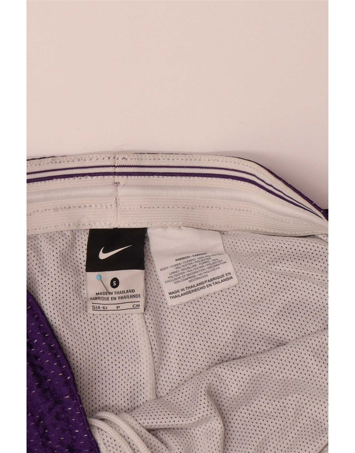 Nike Short de sport Dri Fit pour femme US 4/6 Petit Violet Polyester