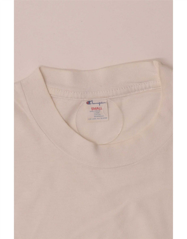 Champion T-Shirt Graphique Homme Petit Blanc Coton