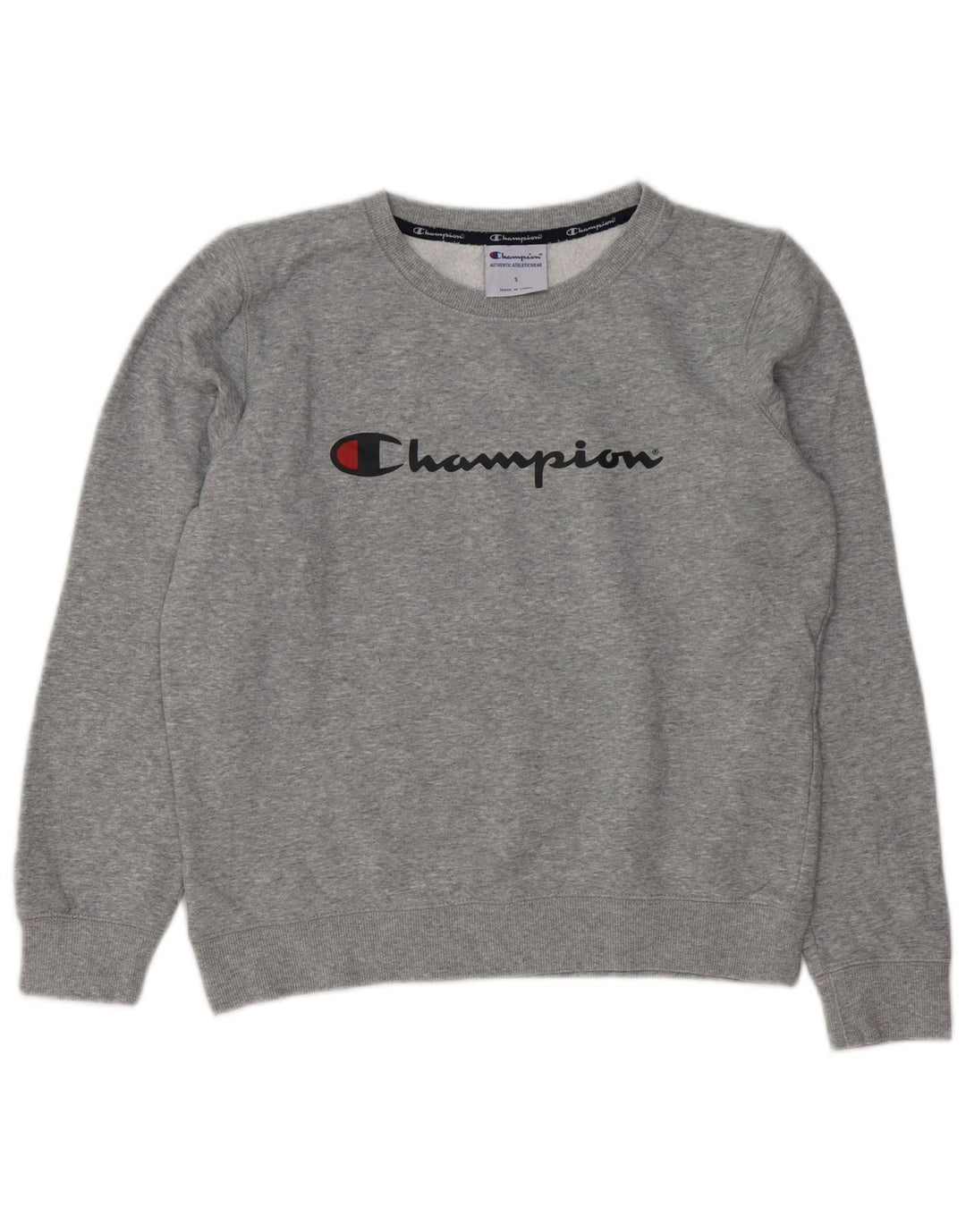 Champion Sweat-shirt graphique pour femme UK 10 Petit gris moucheté