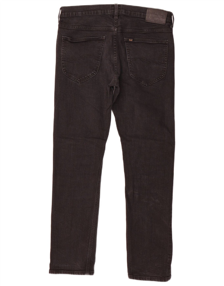 LEE Jean droit Daren pour femme avec braguette zippée W31 L30 en coton noir