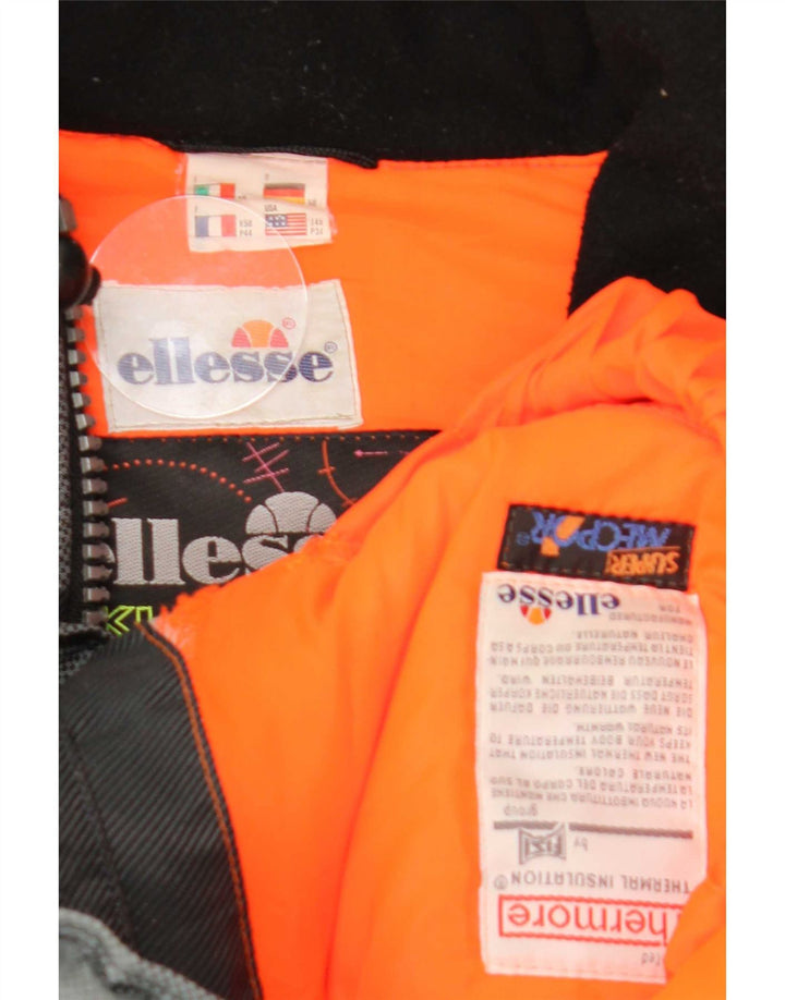 Ellesse Veste de ski coupe ample pour homme IT 50 Large Black Colourblock