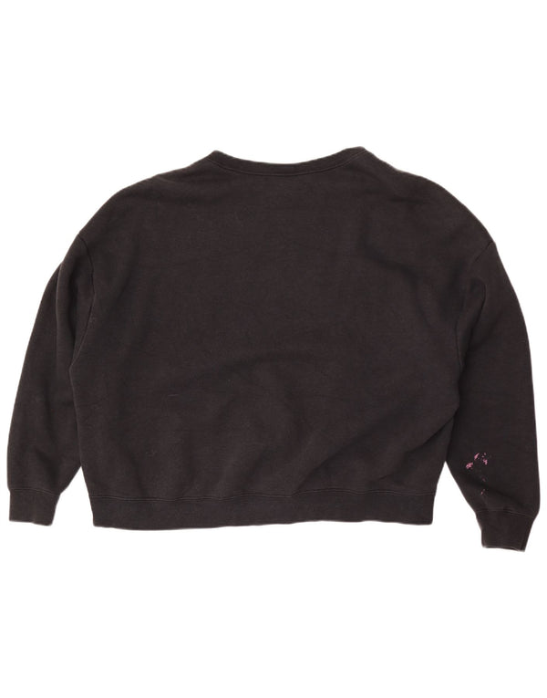 Nike Femme Air Graphic Sweat-shirt surdimensionné UK 16 Grand Noir