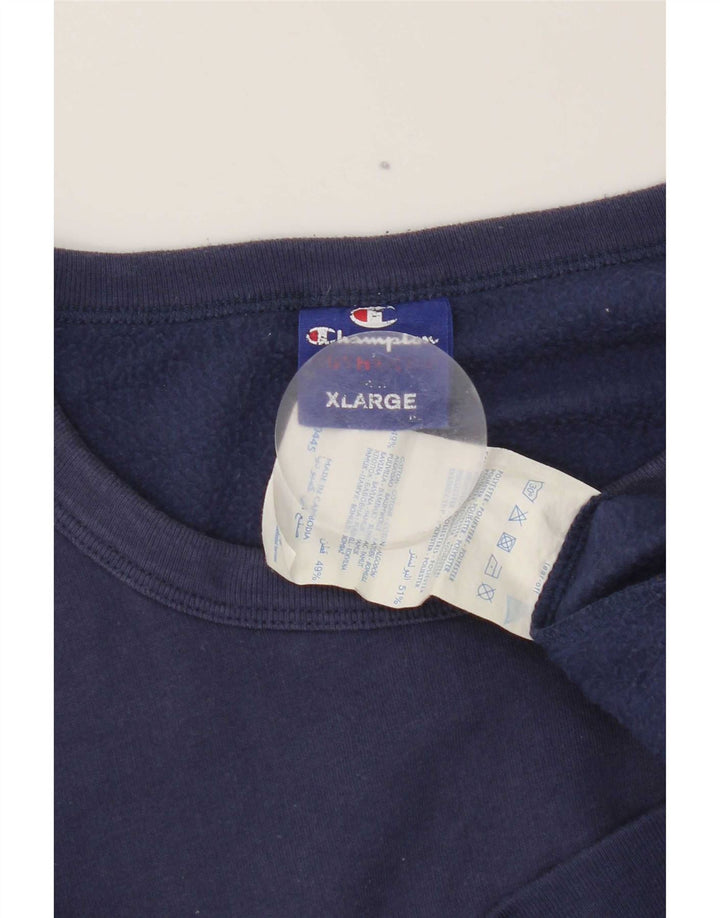 Champion Sweatshirt Jumper XL Bleu Marine Coton Homme