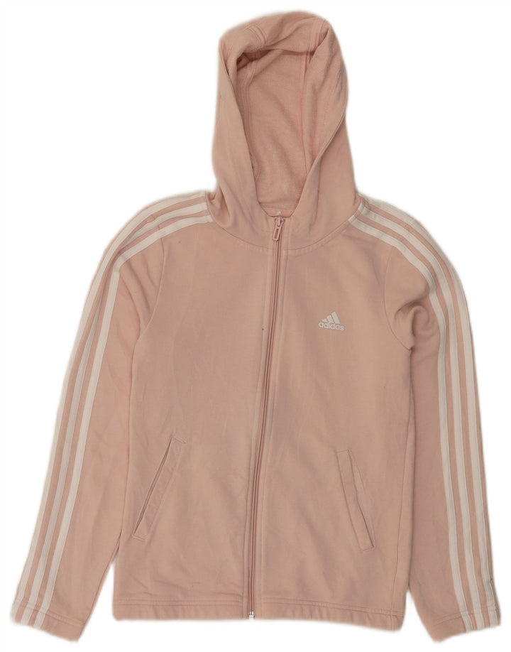 ADIDAS Pull à capuche zippé fille 11-12 ans Rose