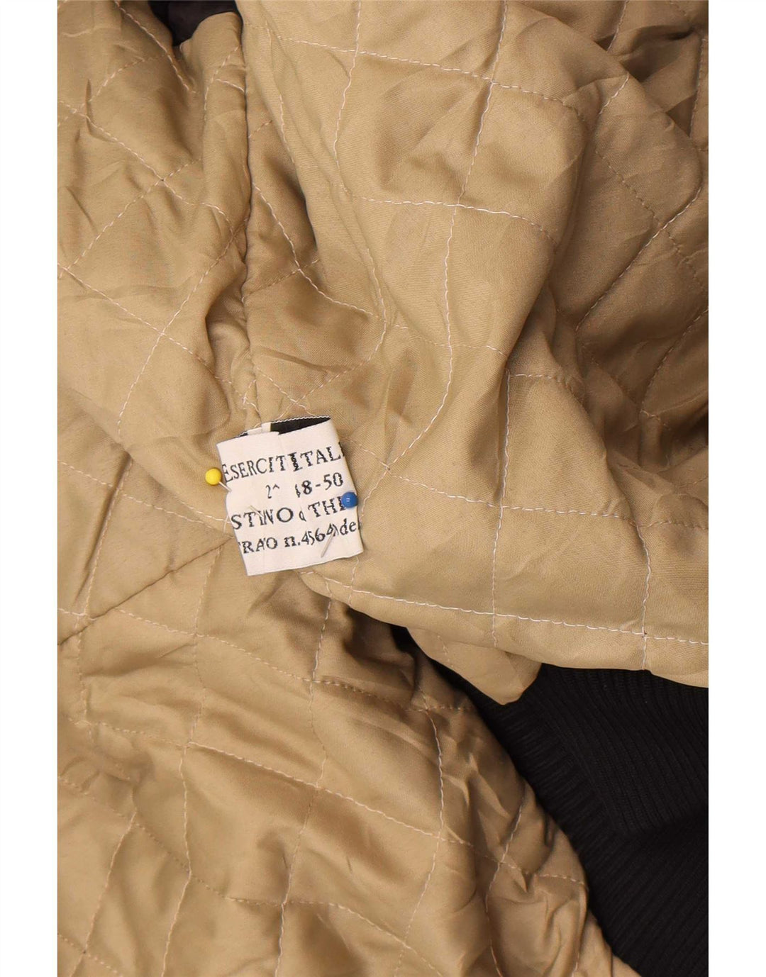 Esercito Veste d'aviateur en cuir pour homme IT 48 Noir moyen