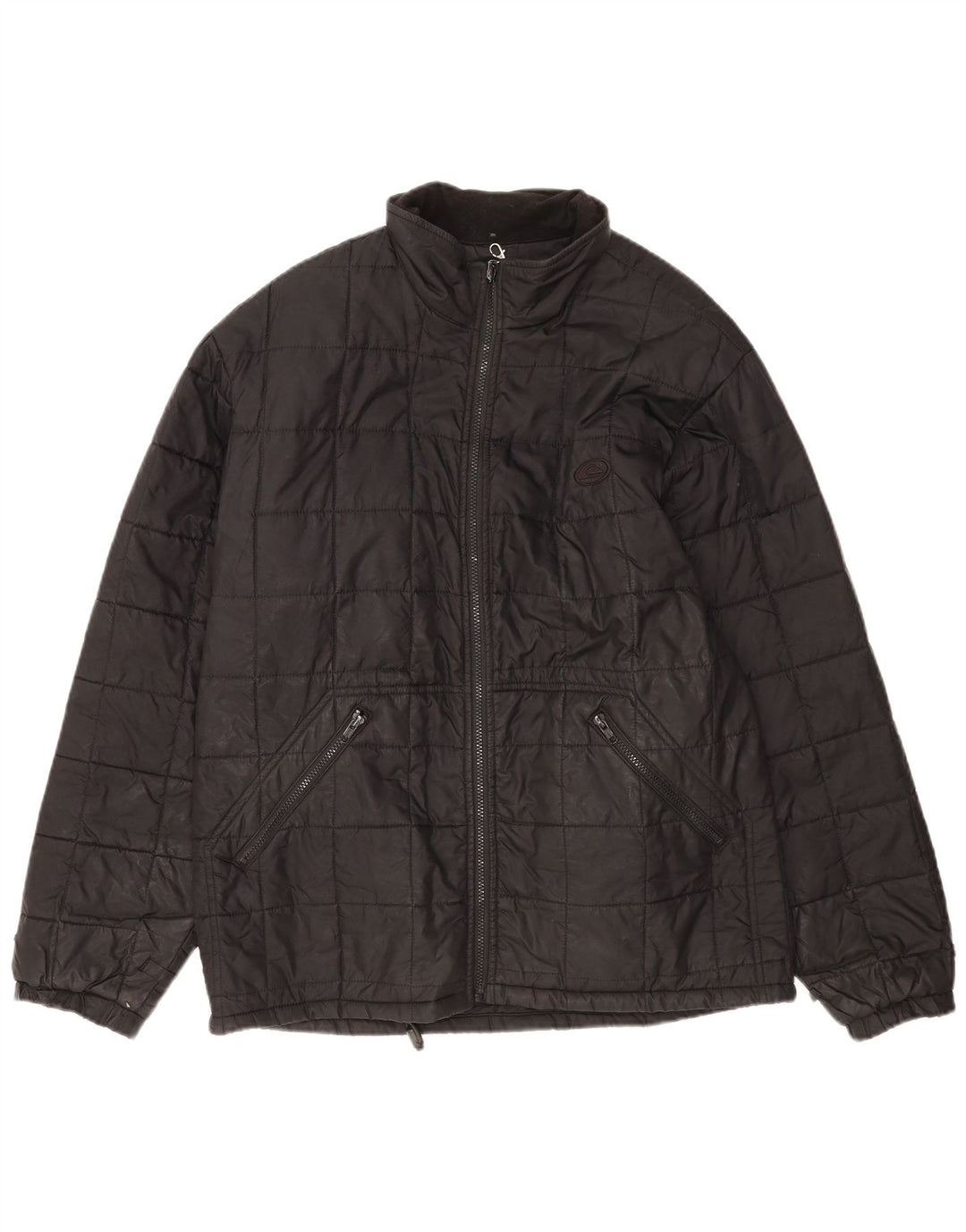 Quiksilver Veste matelassée pour homme UK 40 Large Noir