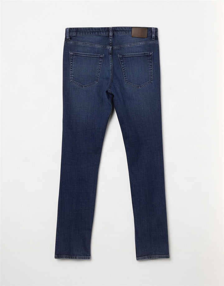 Hugo Boss Jean Slim W33 L32 Bleu Coton Homme