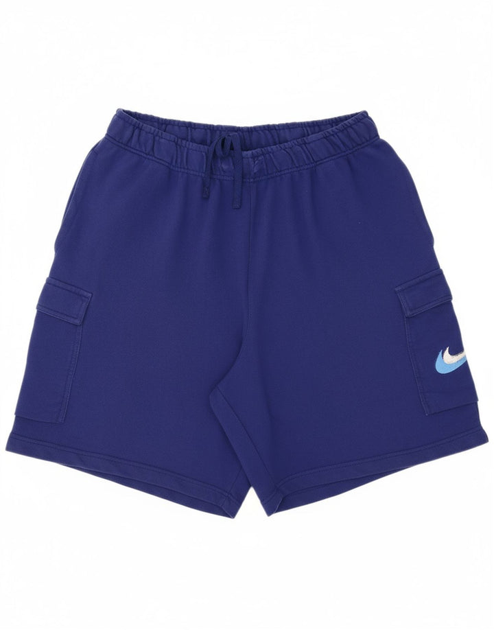 NIKE Mens Graphic Sport Shorts XL  Blue Cotton