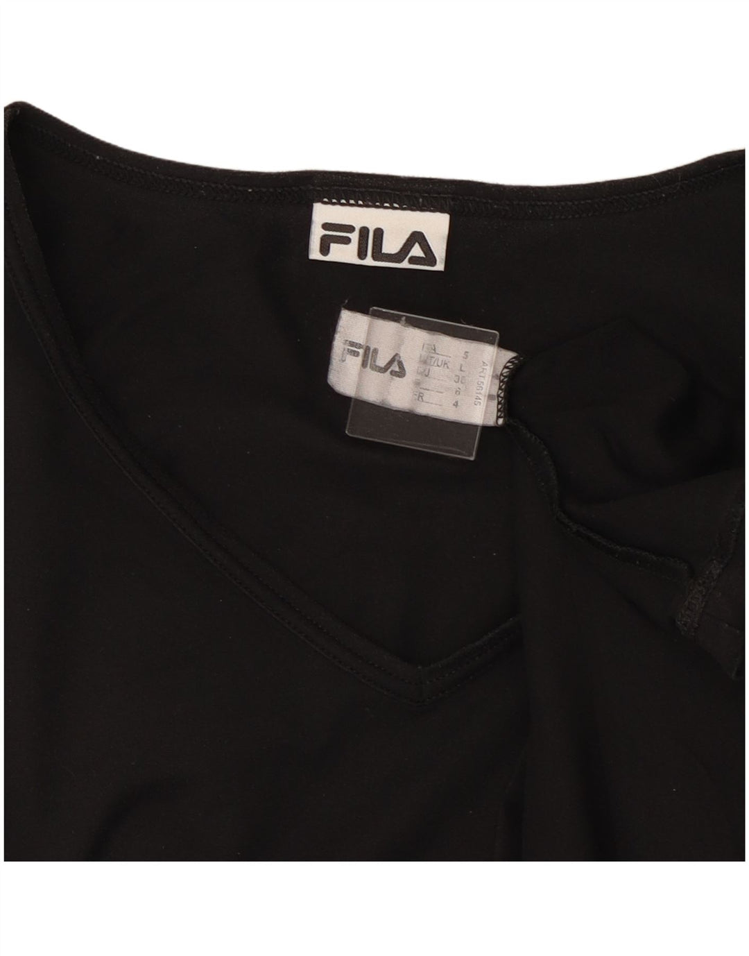 FILA T-Shirt Homme Haut Large Noir