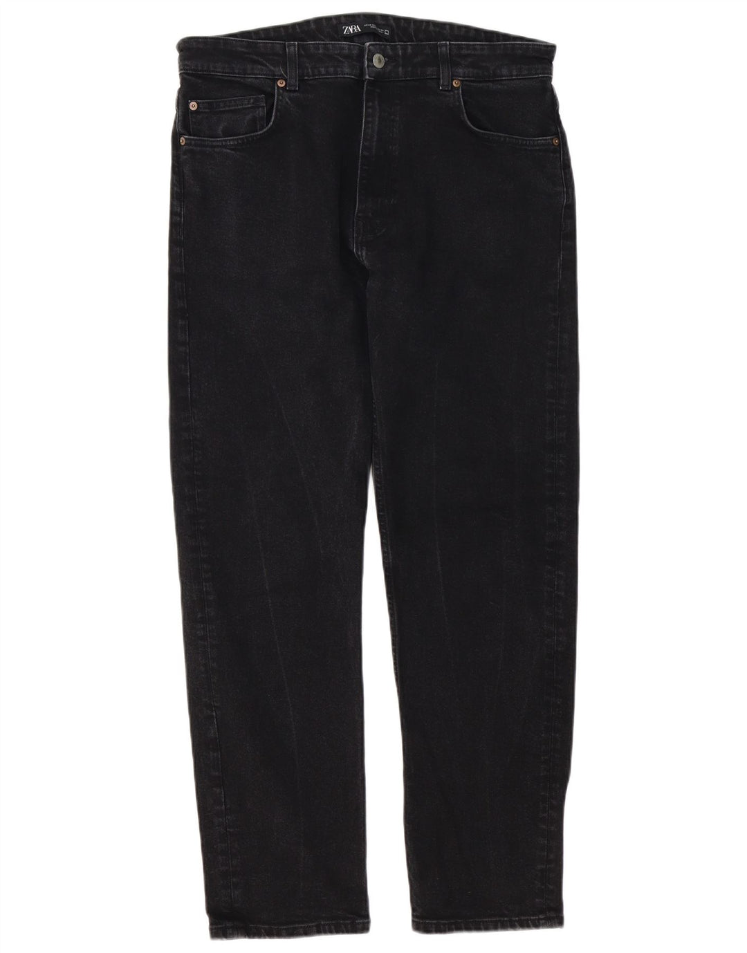 Zara Jean droit pour homme EU 44 XL W34 L30 Noir
