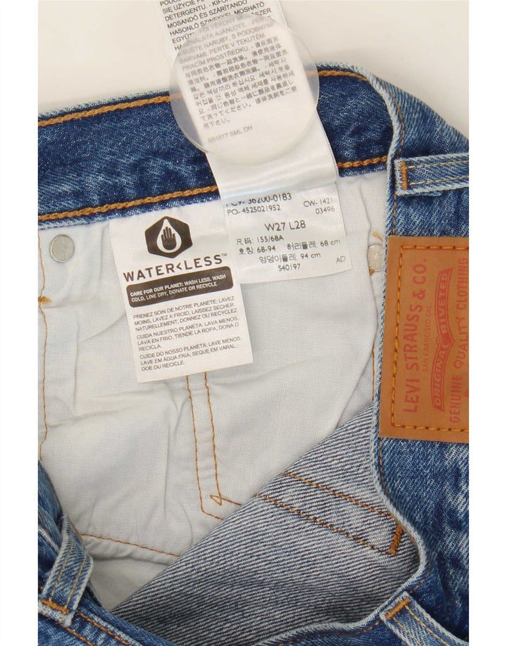 Levi's Jean Droit 501 Femme W27 L29 Bleu Coton