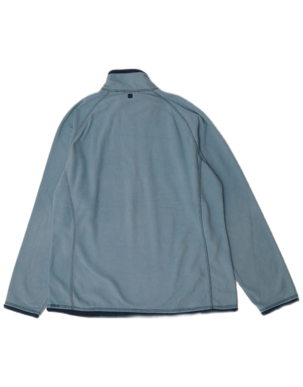 Mountain Warehouse Pull polaire à col zippé pour femme UK 18 XL Bleu Sports