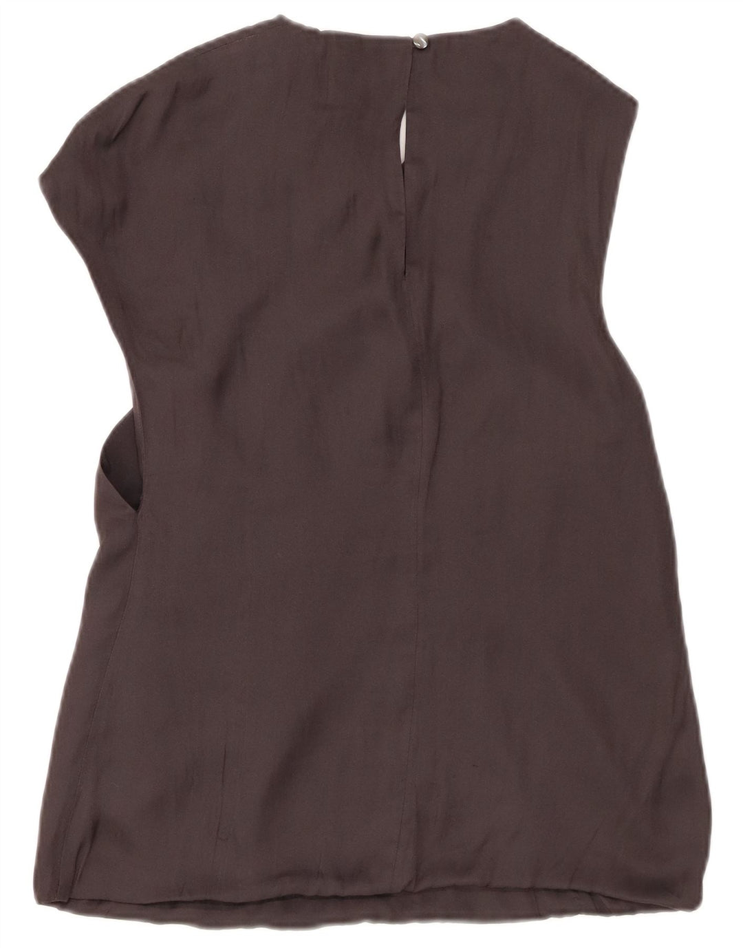 Karen Millen Chemisier sans manches pour femme UK 8 Petit Noir Polyester