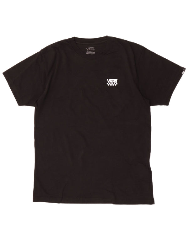 Vans T-shirt coupe classique pour homme en coton noir moyen