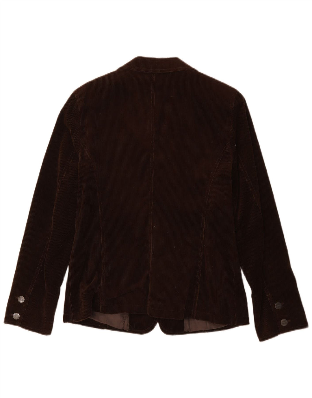 Rosner Veste blazer en velours côtelé à 3 boutons pour femme EU 38 Tencel marron moyen