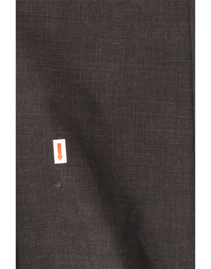 Zara Veste Blazer 1 Bouton Homme EU 46 Petit Gris Viscose
