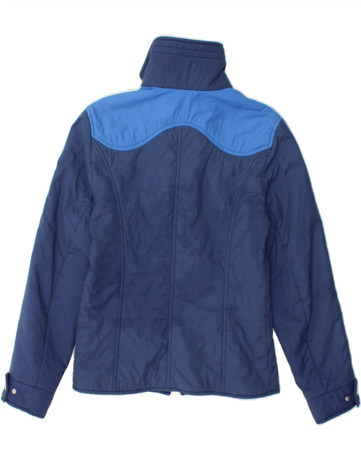 KLEPPER Womens Windbreaker Jacket EU 36 Small Blue Colourblock Polyamide Vintage Klepper and Second-Hand Klepper from Messina Hembry 