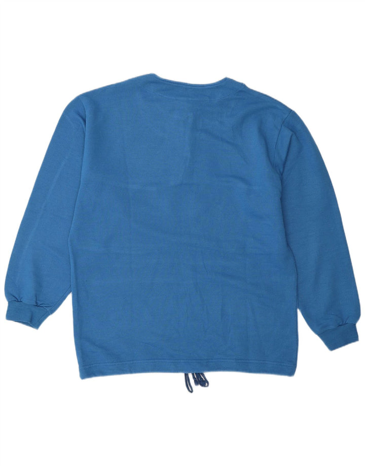 F.LLI Campagnolo Sweat-shirt graphique pour femme UK 14 Large Bleu