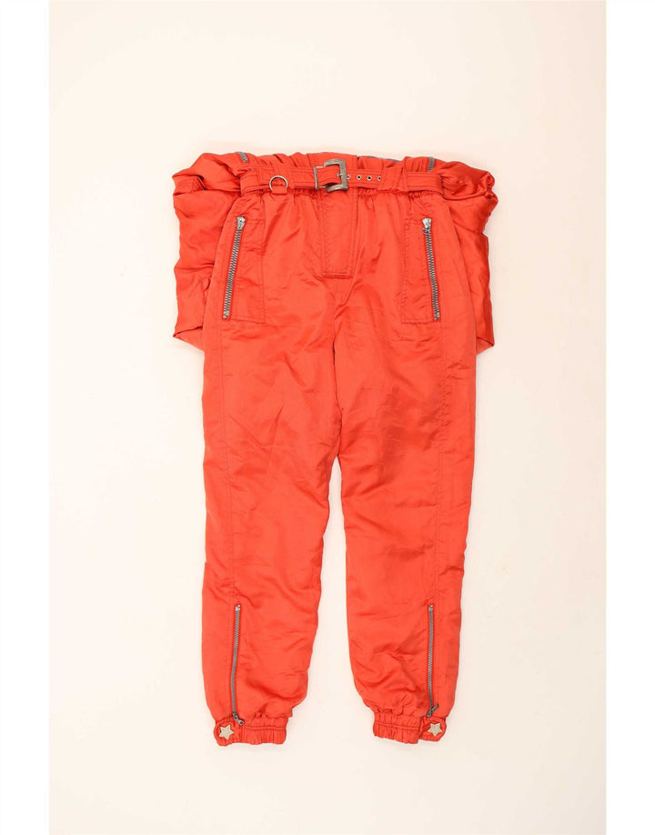 Silvy Combinaison de ski à capuche coupe ample pour femme IT 44 Rouge moyen hiver