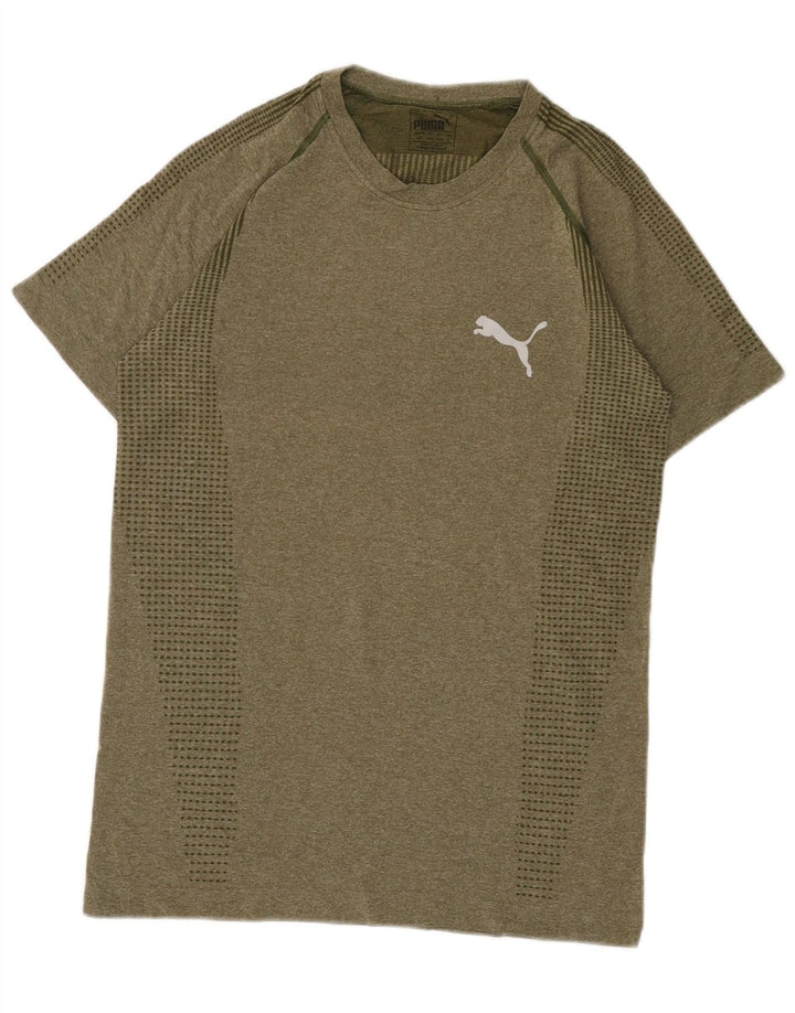 Puma T-Shirt Homme Kaki Petit