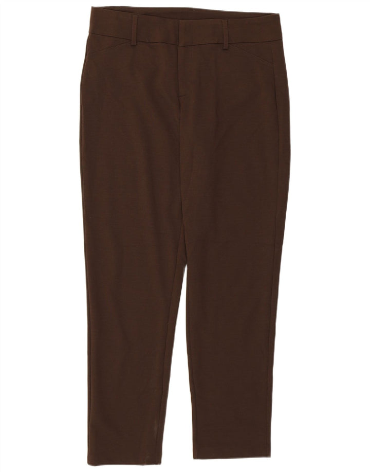 Michael Kors Pantalon de costume slim pour femme US 10 Large W32 L28 Marron