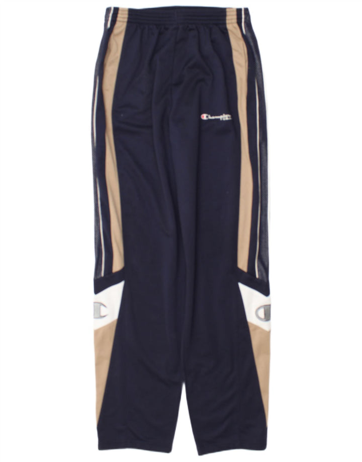 Champion Pantalon de Survêtement Graphique Homme Bleu Marine Moyen Colourblock