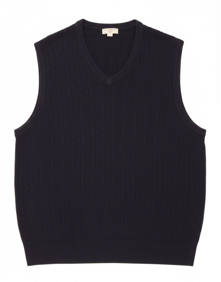 DOCKERS Mens Vest Tank Top 2XL Navy Blue