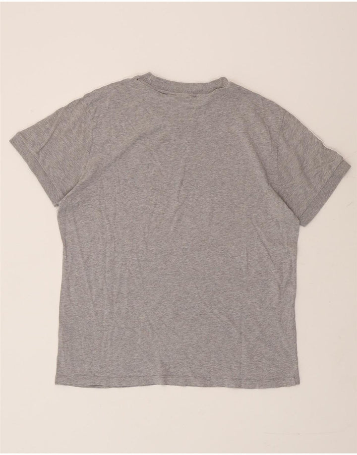 Adidas T-shirt surdimensionné pour femme UK 12 Gris moyen moucheté