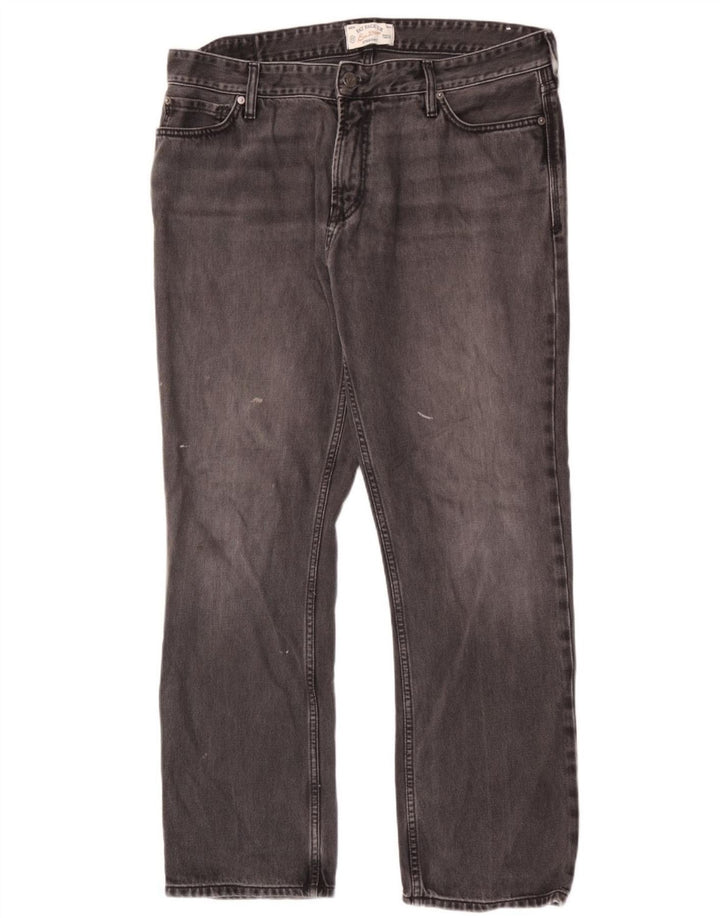 Fat Face Jean droit homme W36 L31 coton noir