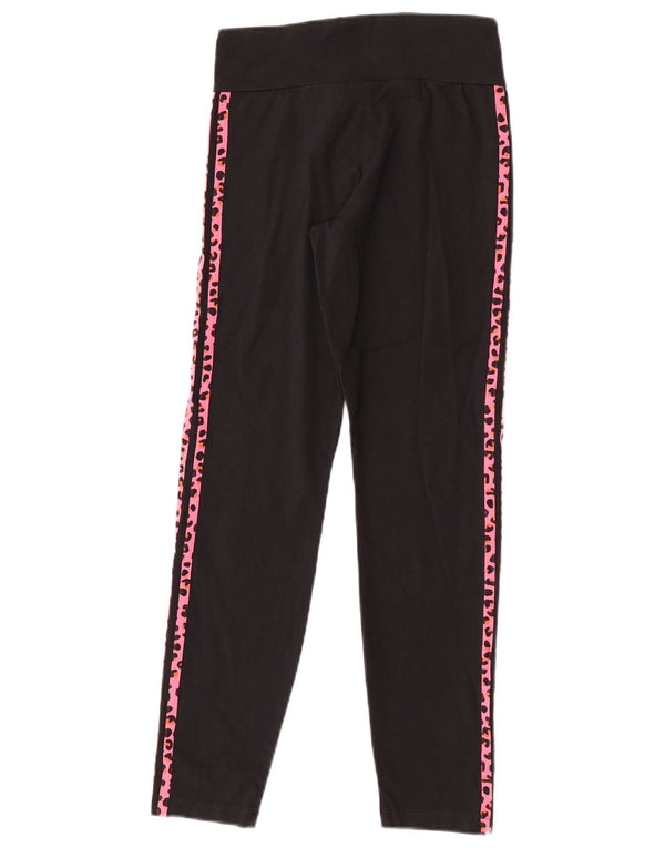 Adidas Leggings Fille 12-13 ans Noir Imprimé Animal Coton
