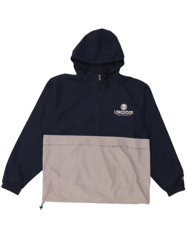 Champion Veste de Survêtement Graphique Homme Bleu Marine Moyen