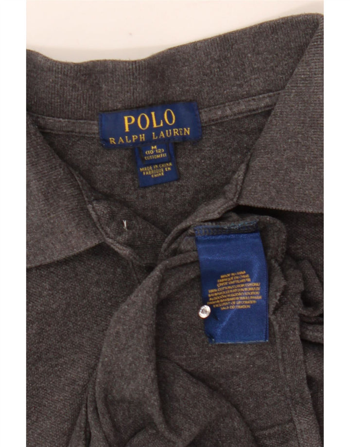 Polo Ralph Lauren Polo à manches longues pour garçon 10-11 ans Gris moyen