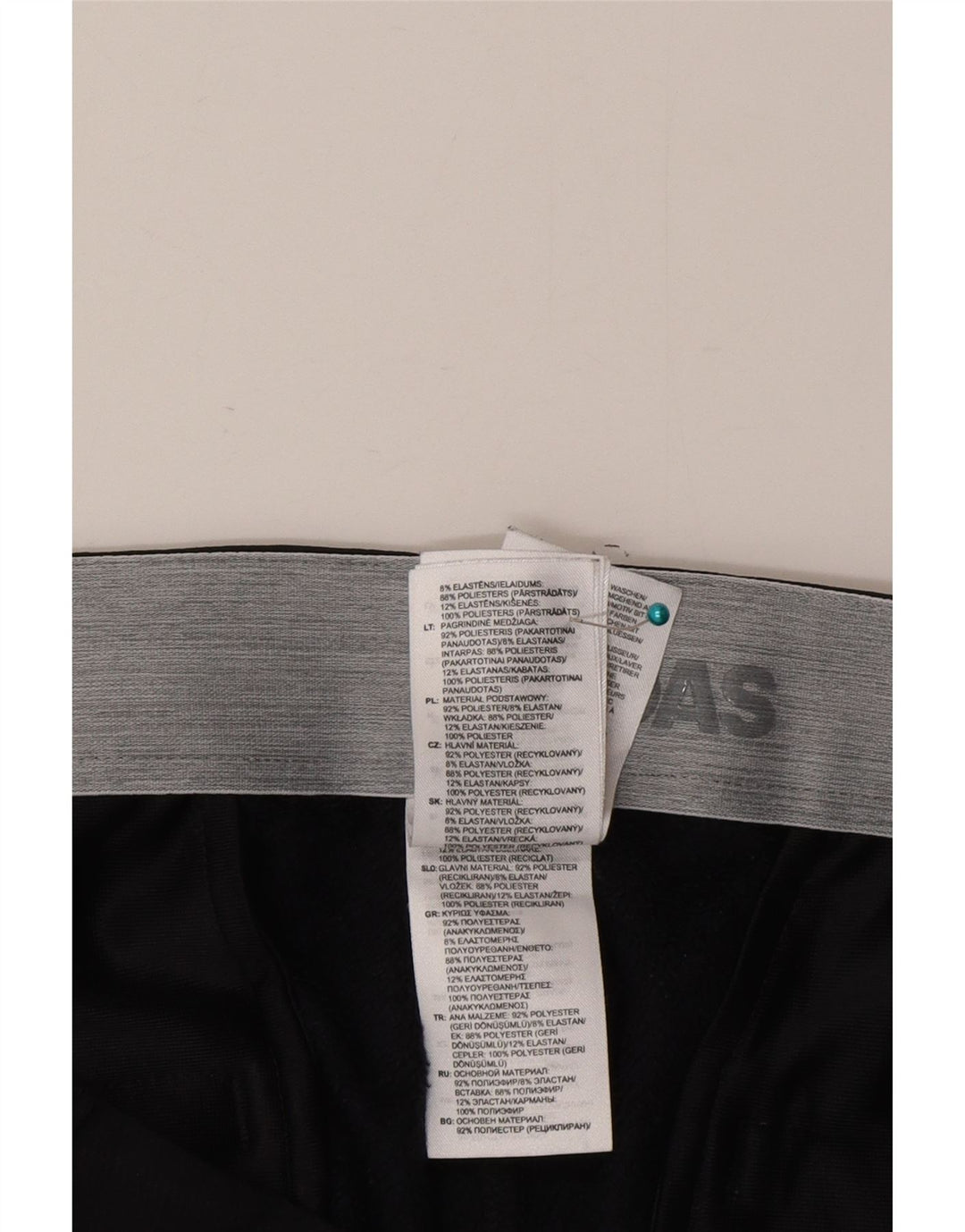 Adidas Pantalon Chino Slim Homme W34 L32 Noir Polyester