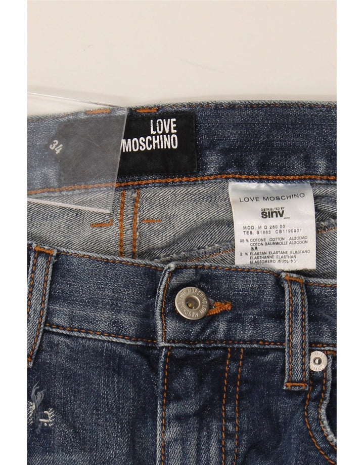 MOSCHINO Jean droit homme W34 L34 bleu coton