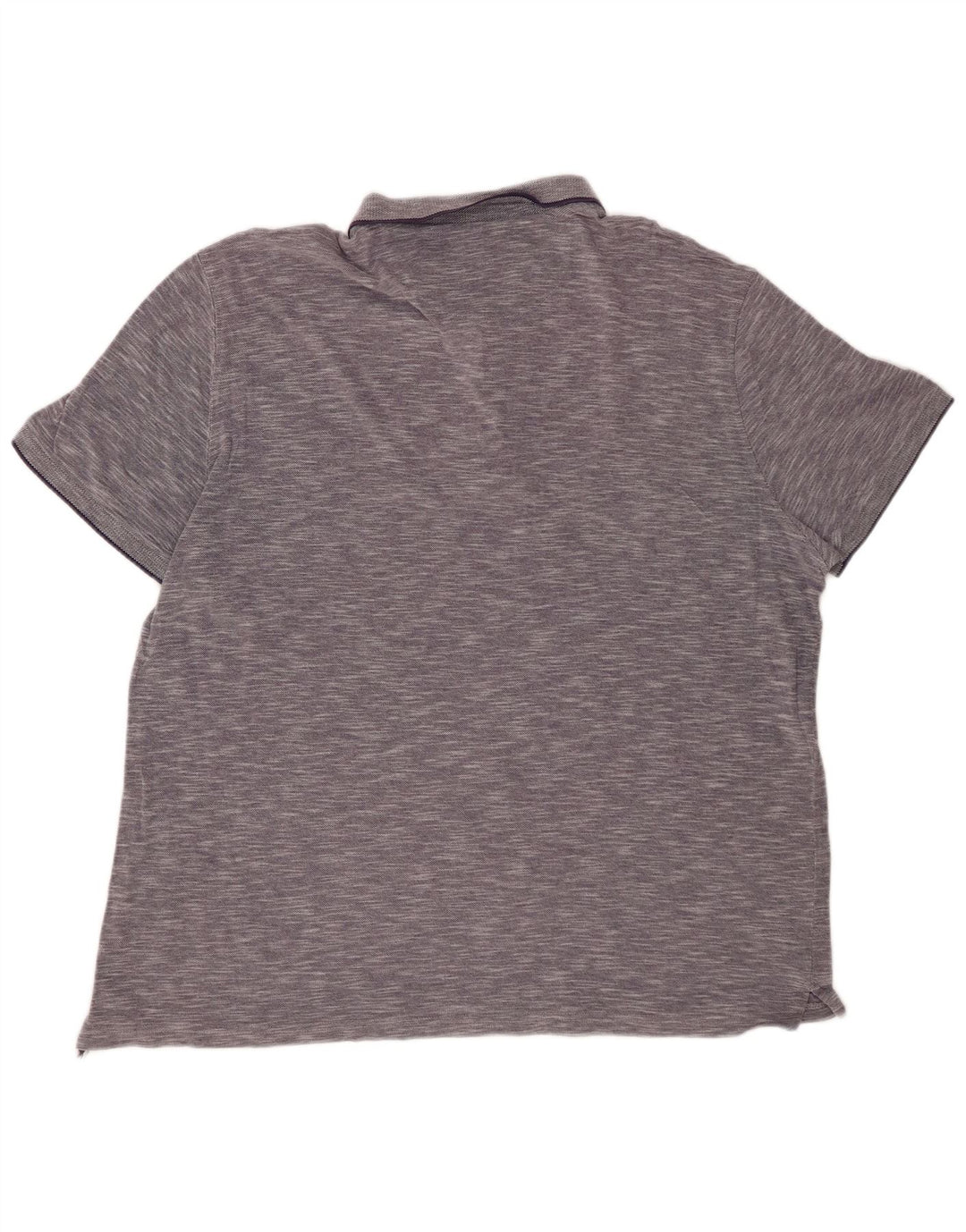 MASSIMO DUTTI Polo coupe décontractée pour homme 2XL bleu marine moucheté