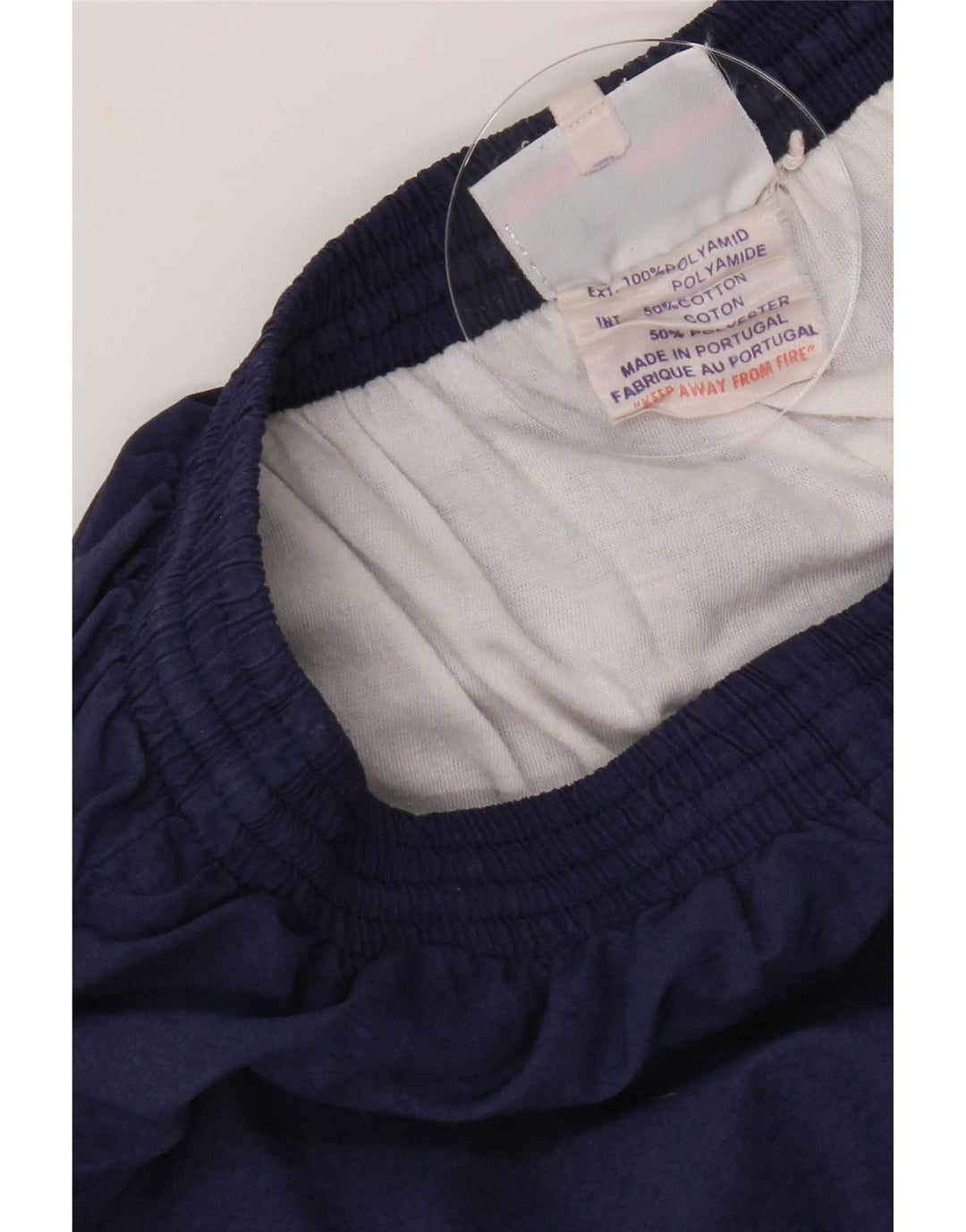 Reebok Pantalon de survêtement pour homme en nylon bleu marine Small