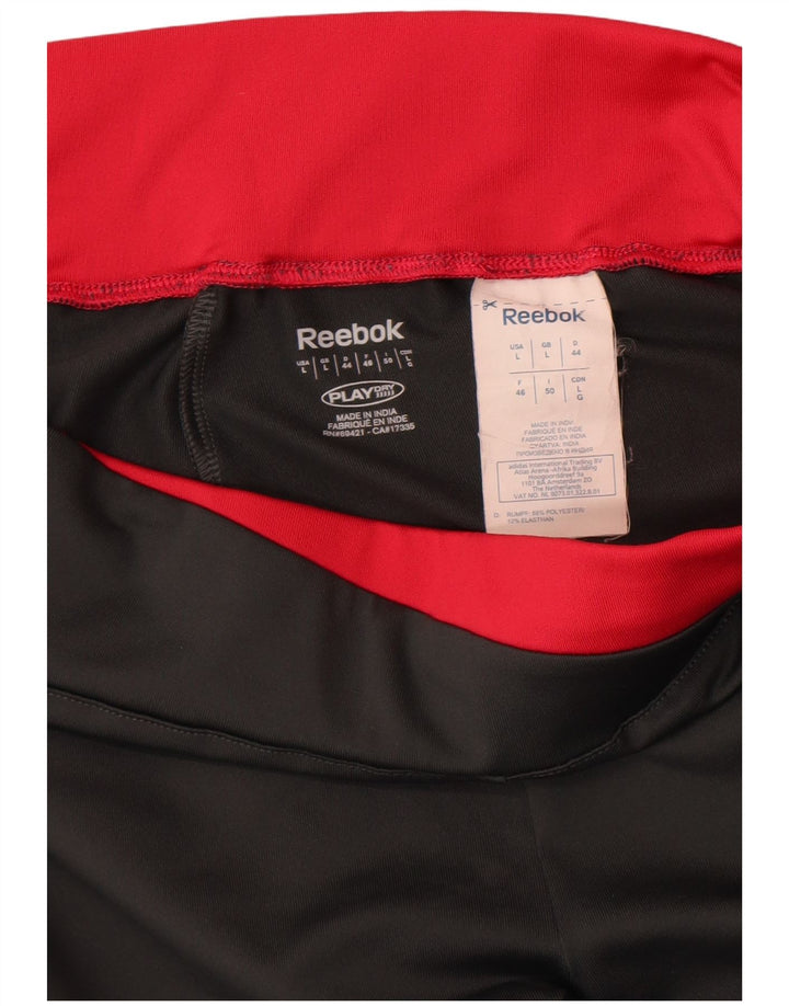 Reebok Pantalon de survêtement pour femme UK 44 Large Gris Polyester