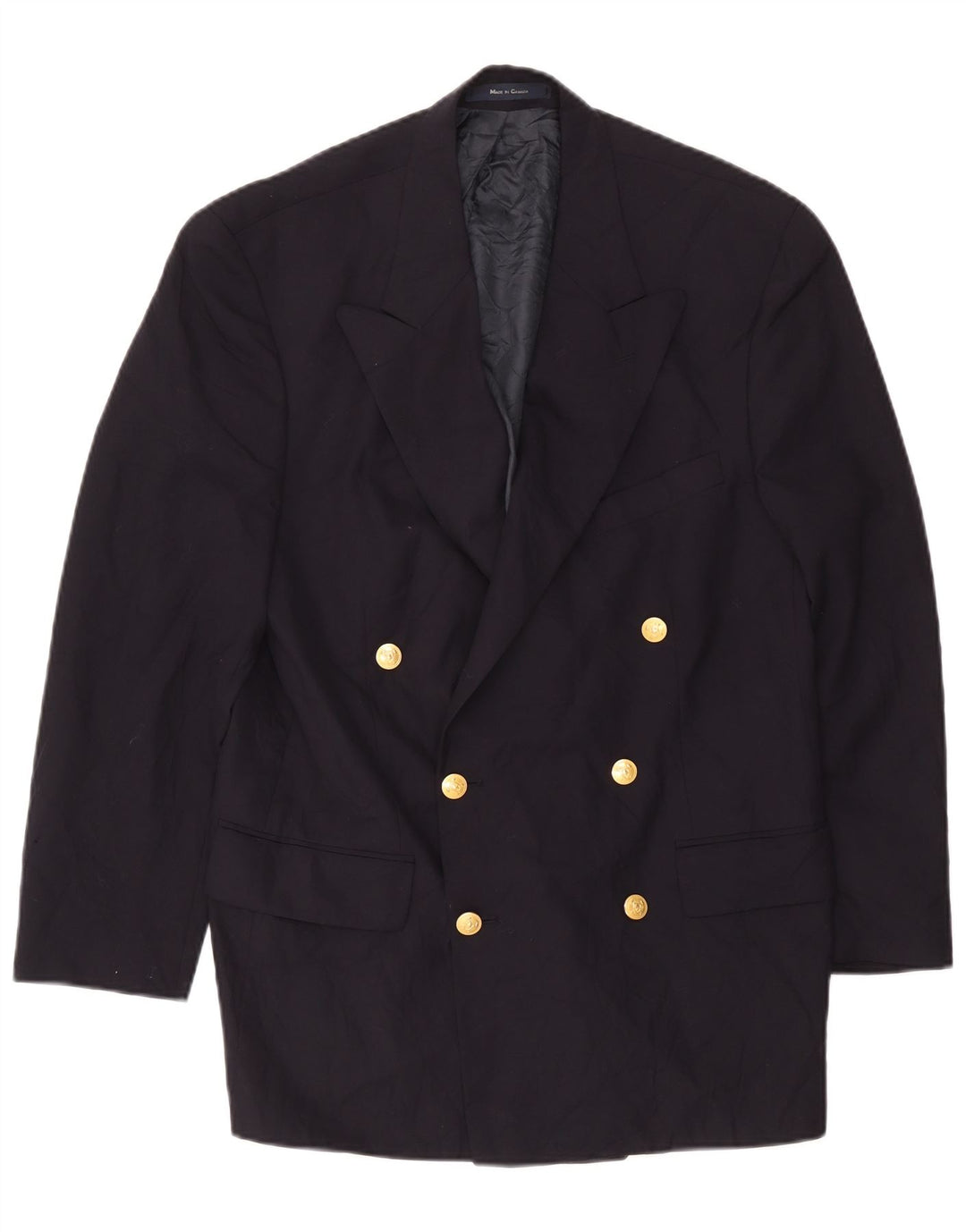 Chaps Veste blazer double boutonnage pour homme Taille 42 Grand Bleu marine