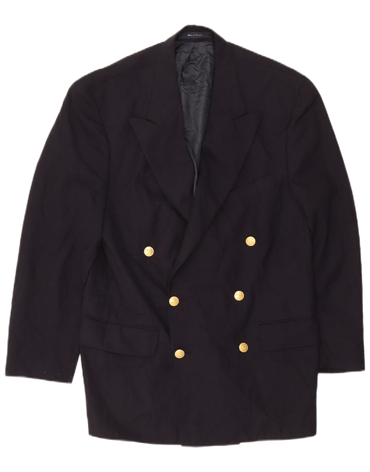 Chaps Veste blazer double boutonnage pour homme Taille 42 Grand Bleu marine