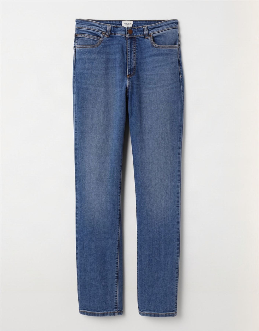 Jean droit White Stuff pour femme UK 12 Medium W30 L30 Bleu Coton