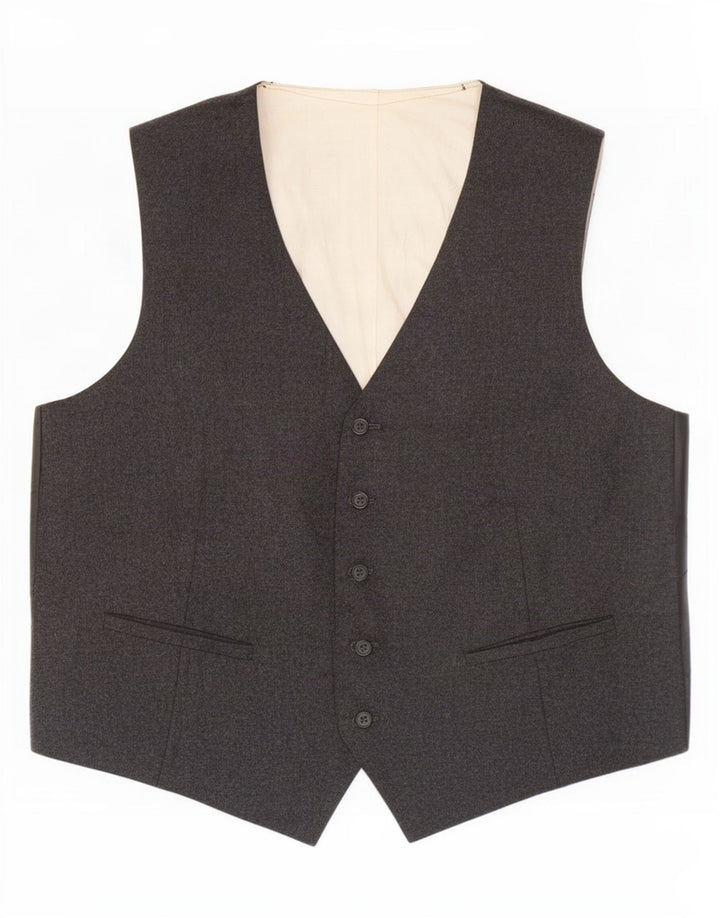 gilet homme vintage gris moyen