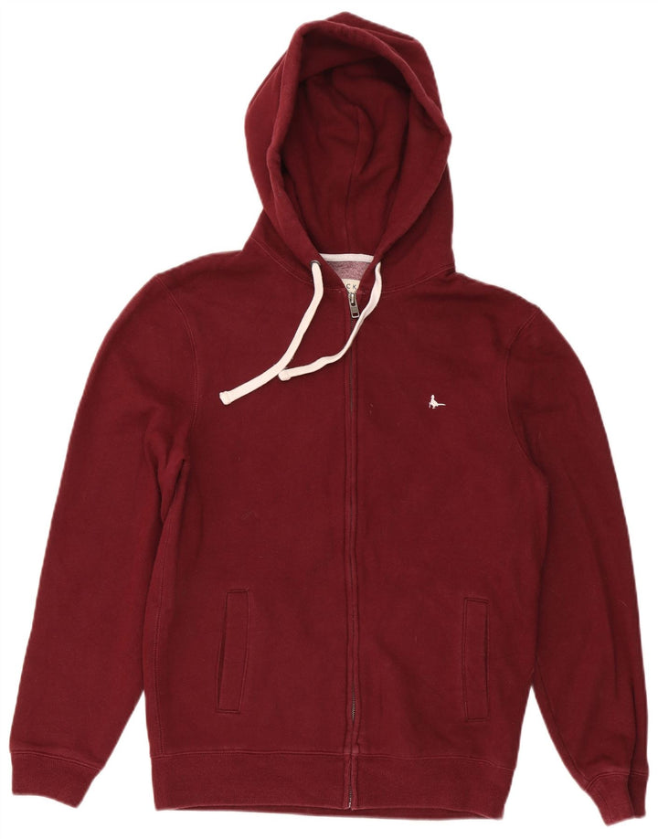JACK WILLS Pull à capuche zippé pour homme en coton marron moyen