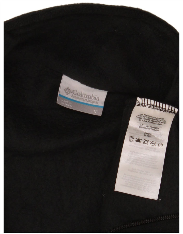 COLUMBIA Gilet Polaire Femme UK 14 Moyen Noir Polyester