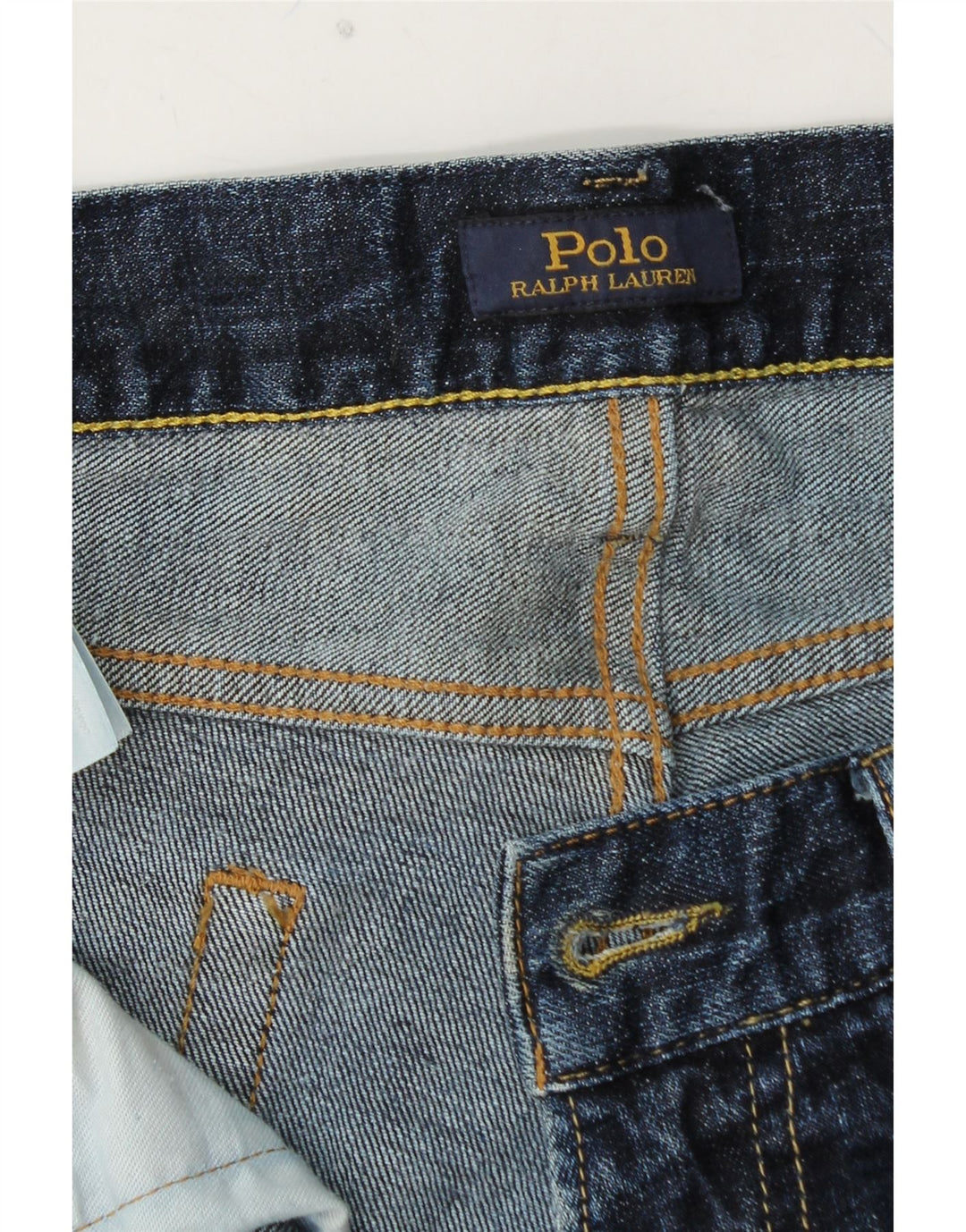 POLO RALPH LAUREN Jean Slim Homme W34 L32 Bleu Coton
