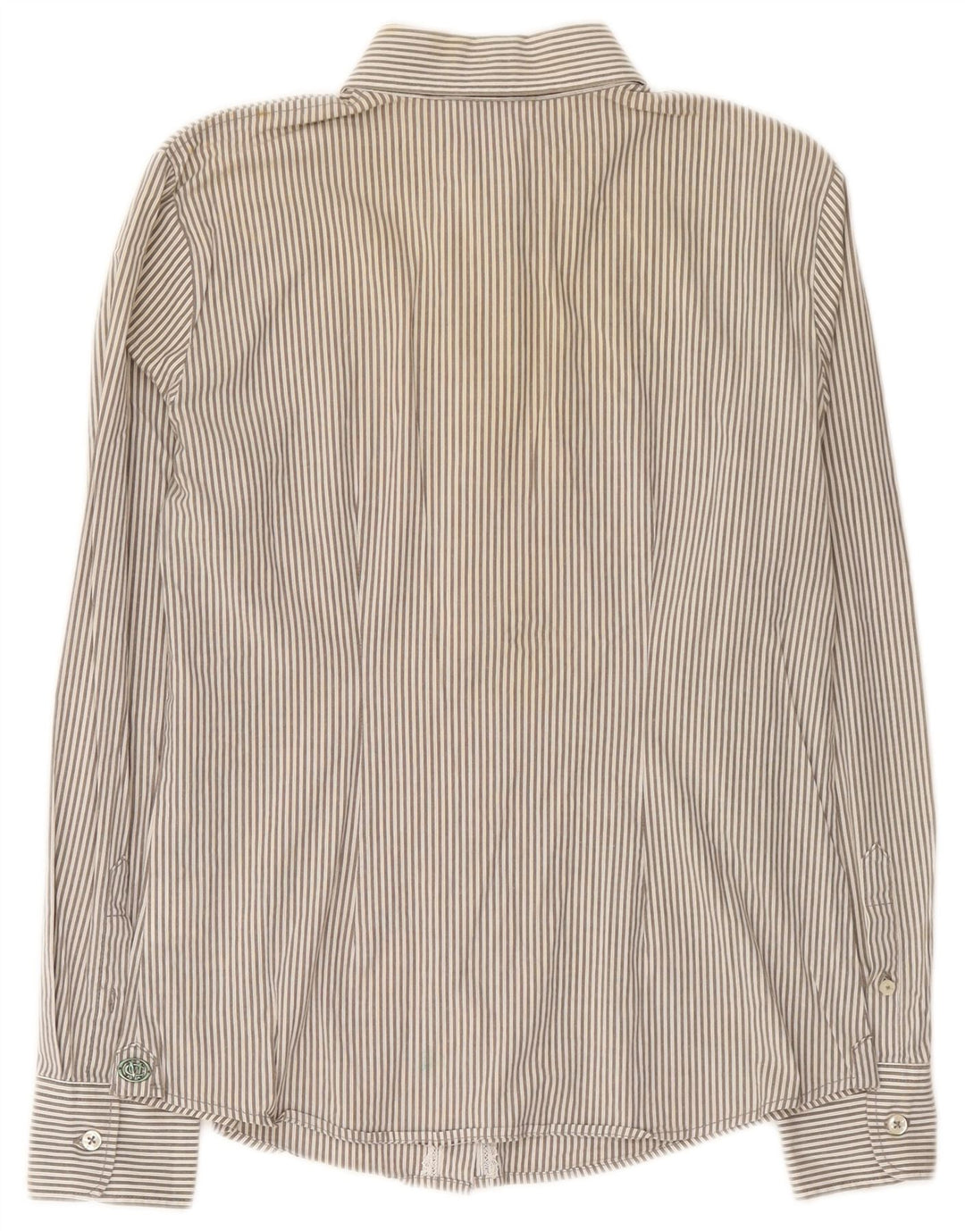Marlboro Classics Chemise Femme EU 44 XL Gris Coton Rayé