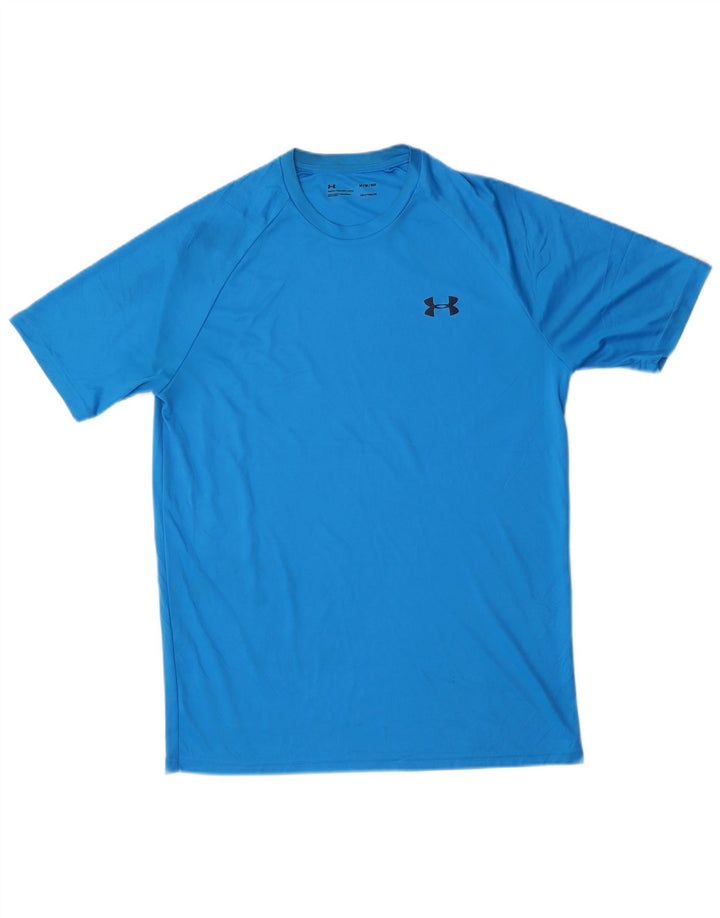 Under Armour Tee-Shirt Regular Manche Courte Homme Bleu Moyen