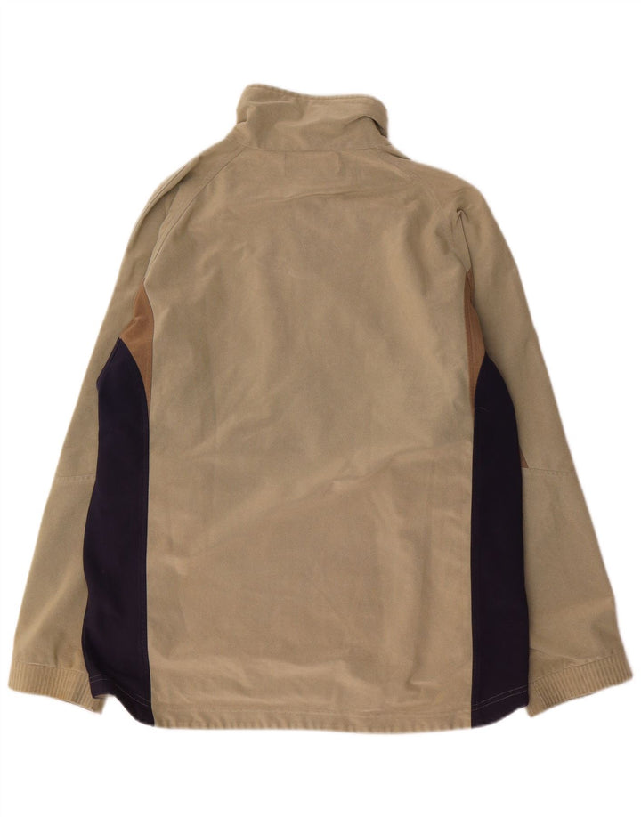 Kappa Veste de survêtement pour homme Large Beige Colorblock Polyester